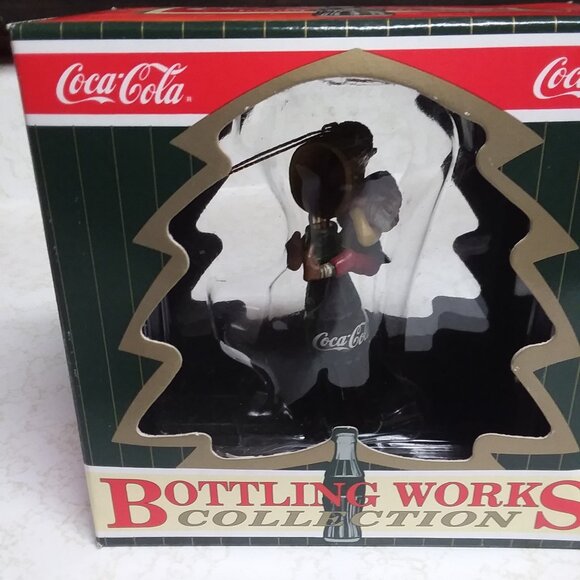 Coca-Cola Bottling Works Collection Christmas Ornament Elf with Bottle of Coke - Picture 8 of 8